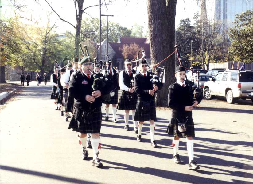 Marching to the Parade Lineup